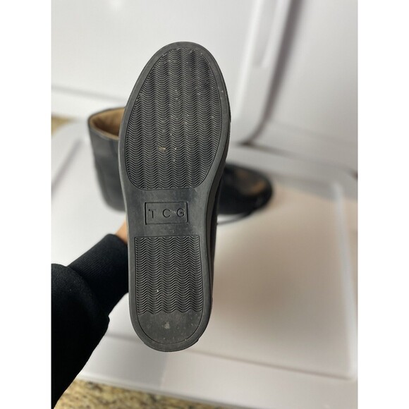 Thoroughly Crafted Goods TCG Black Leather Size 41 Us 8 Logan High Top Sneakers - Picture 7 of 9